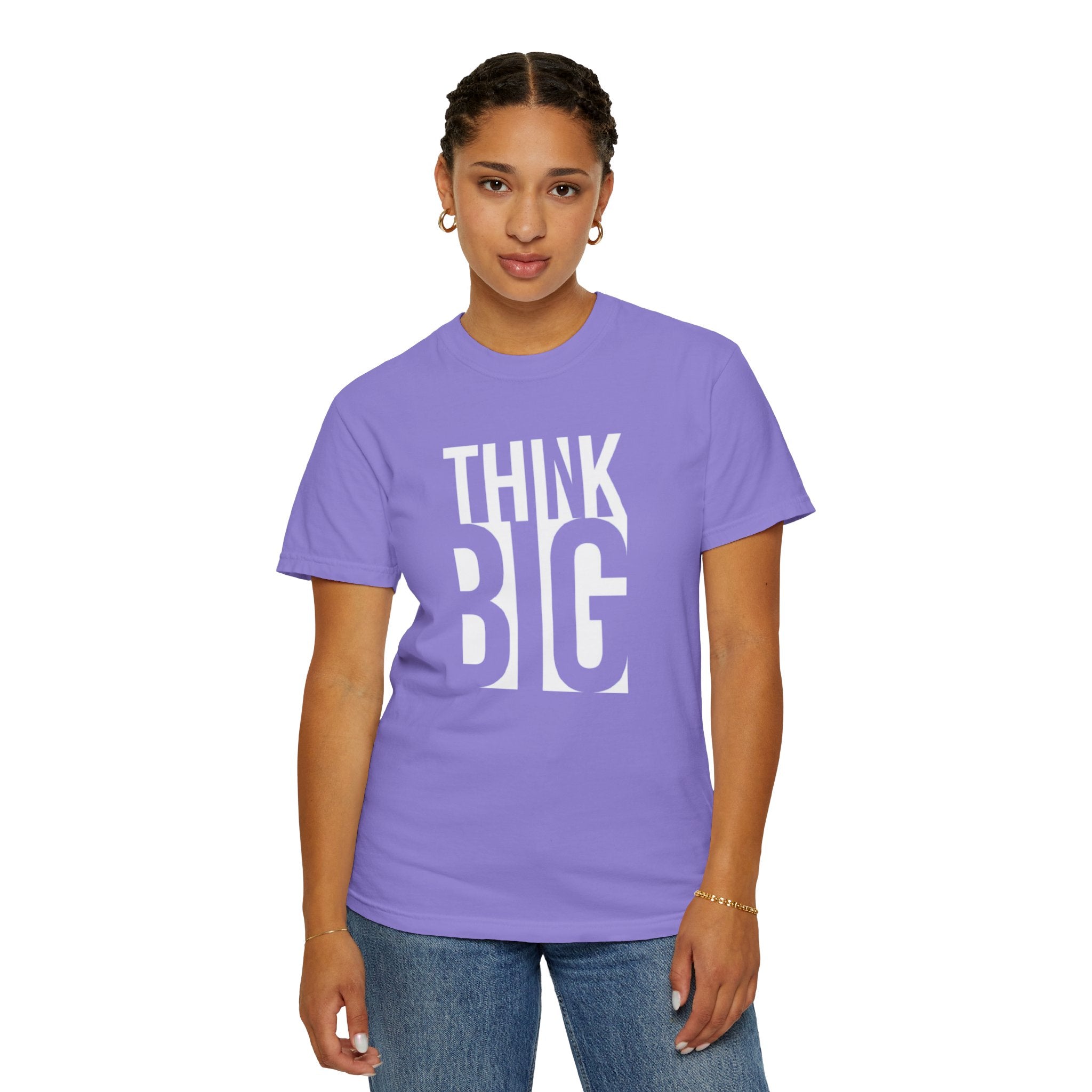 Think Big Graphic T-Shirt — Motivational Typography Tee