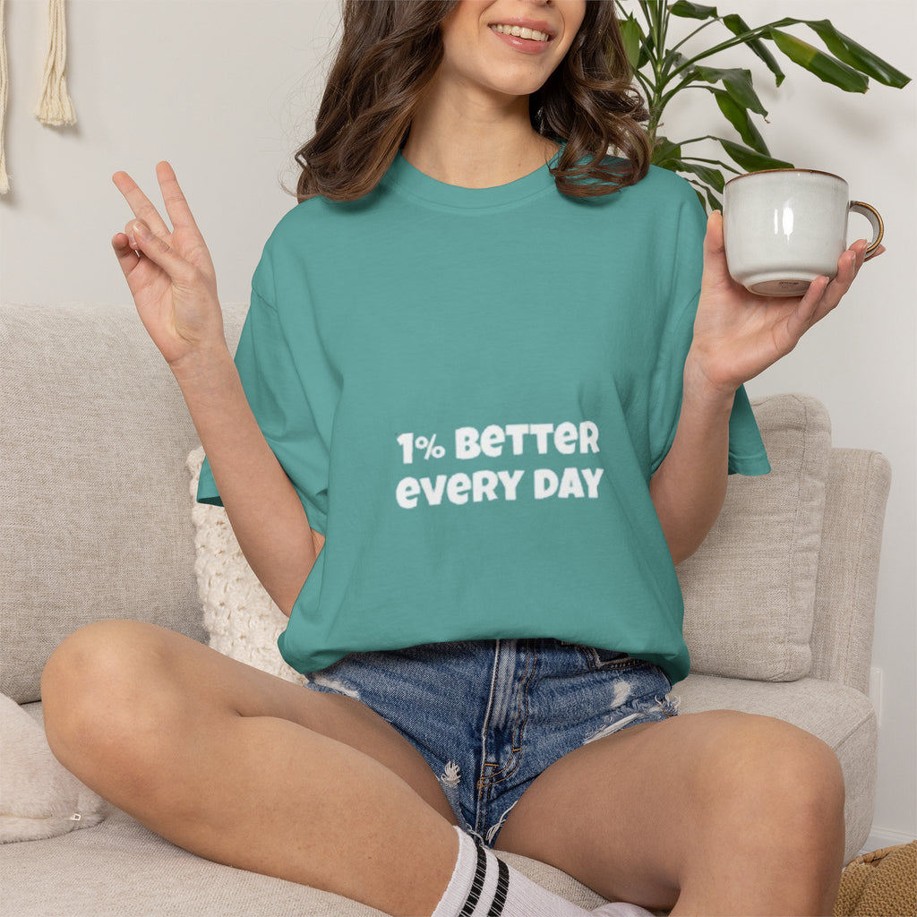 1% Better Every Day T-Shirt — Motivational Daily Progress Tee