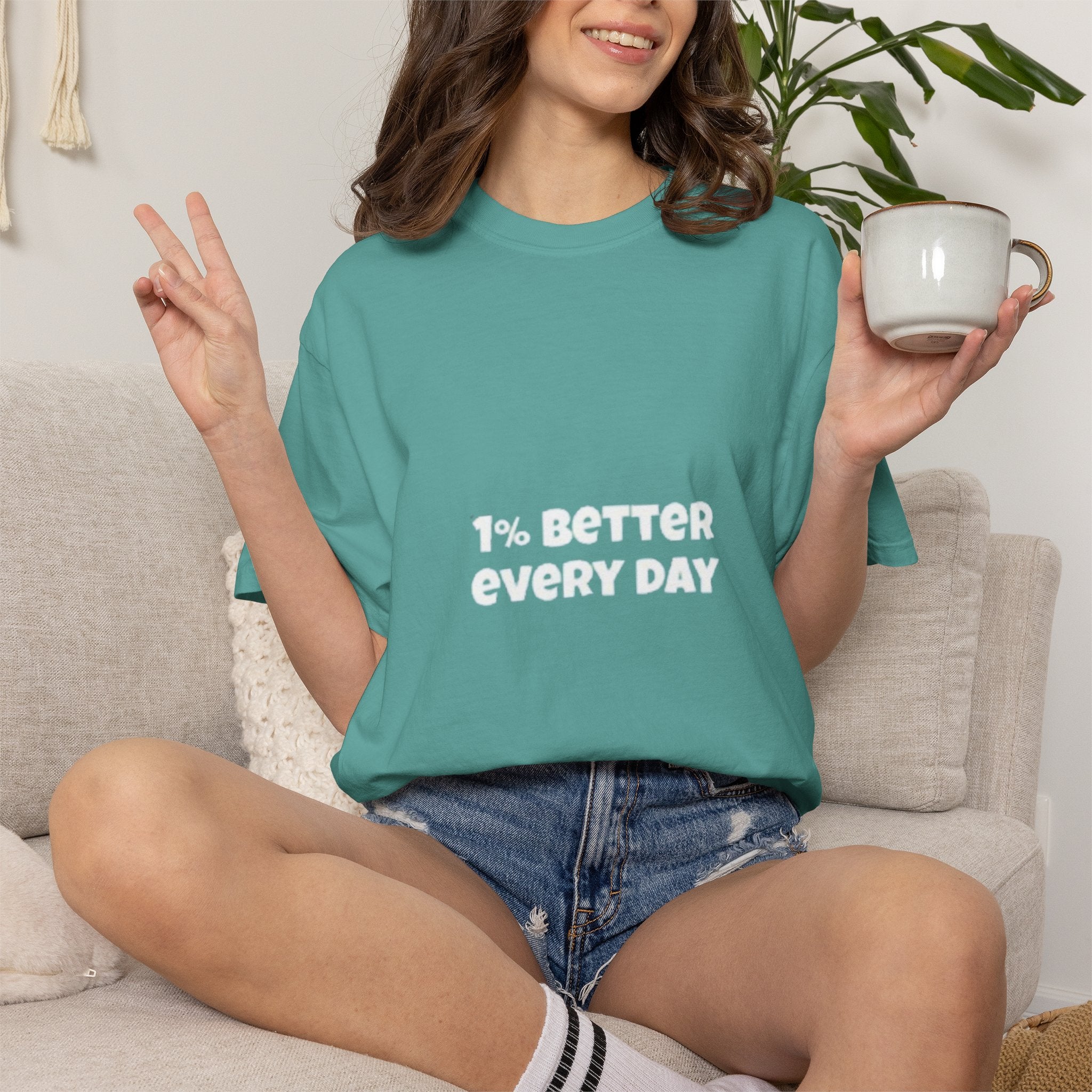 1% Better Every Day T-Shirt — Motivational Daily Progress Tee