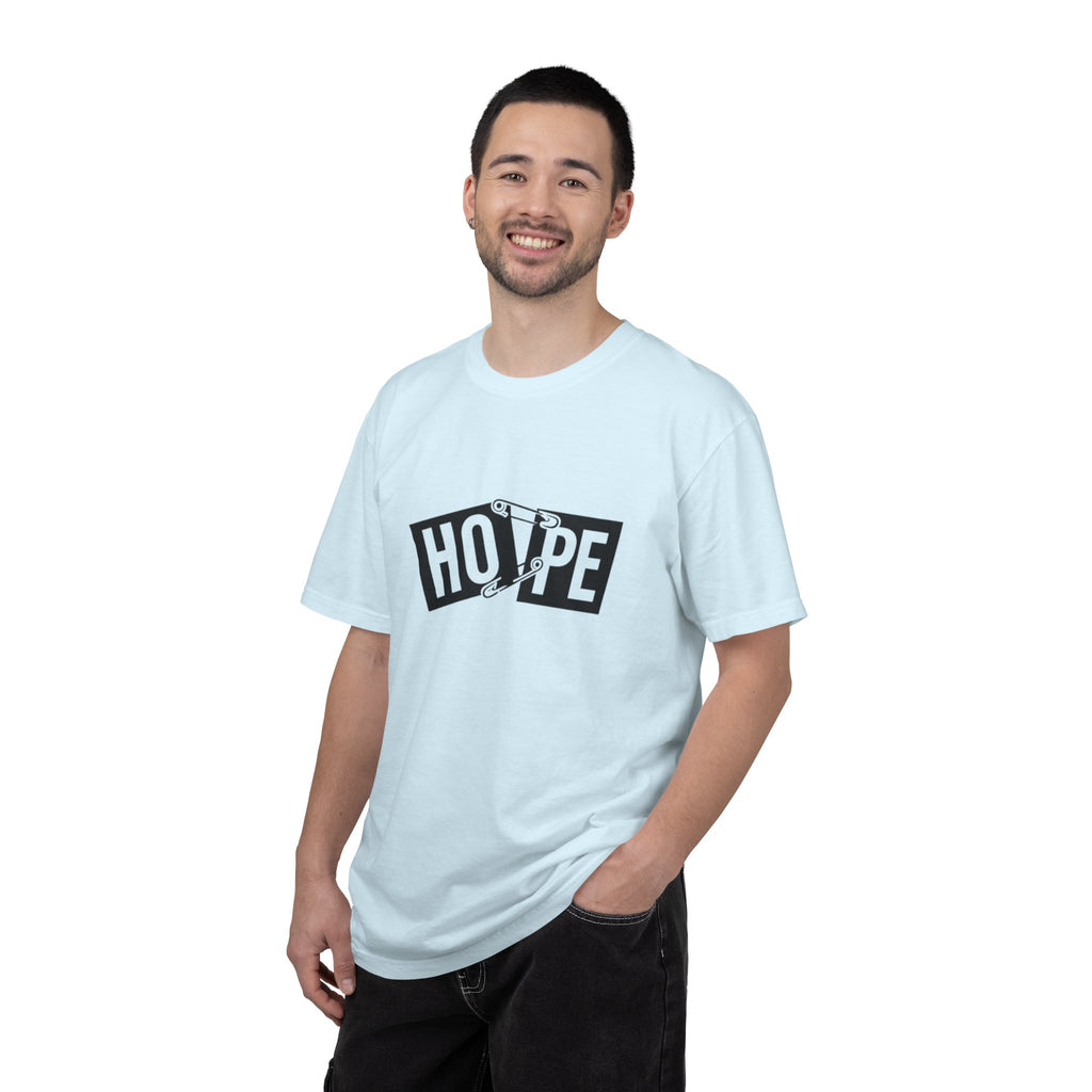 Hope Safety Pin T-Shirt — Graphic 'HOPE' Design