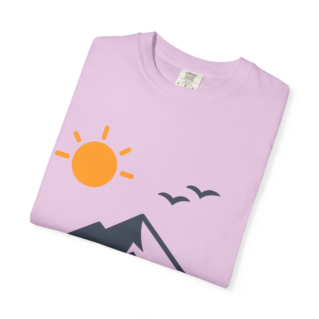 Mountain Sunrise T-Shirt — Scenic Outdoor Graphic Tee