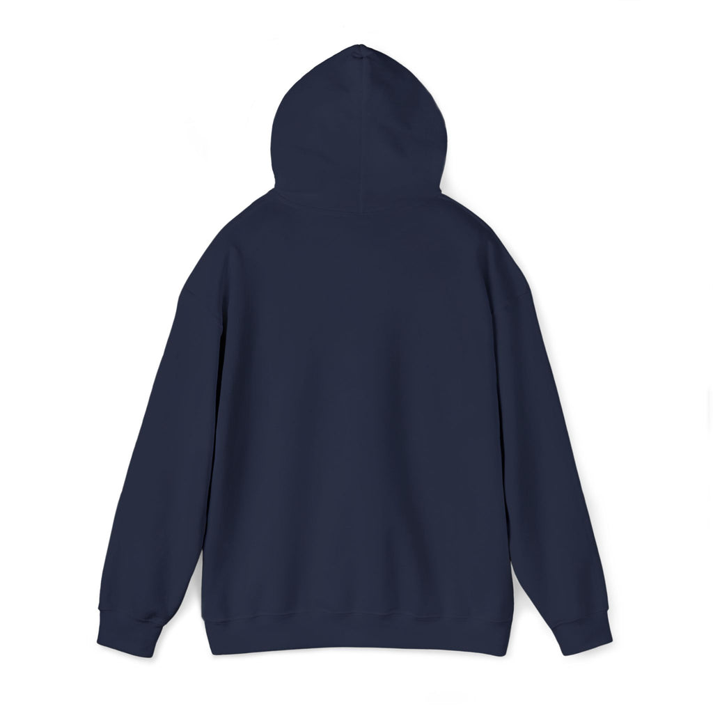 Minimal Cloud Outline Hoodie — Small White Cloud Graphic Embroidered