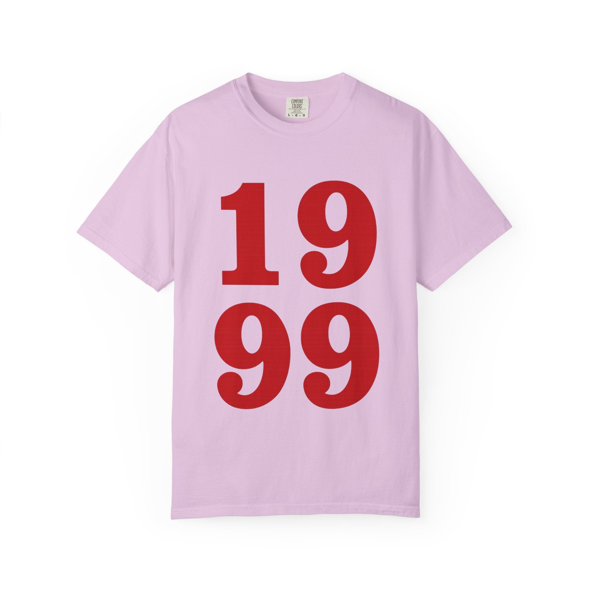 1999 Retro Number T-Shirt — Vintage Birth Year Tee