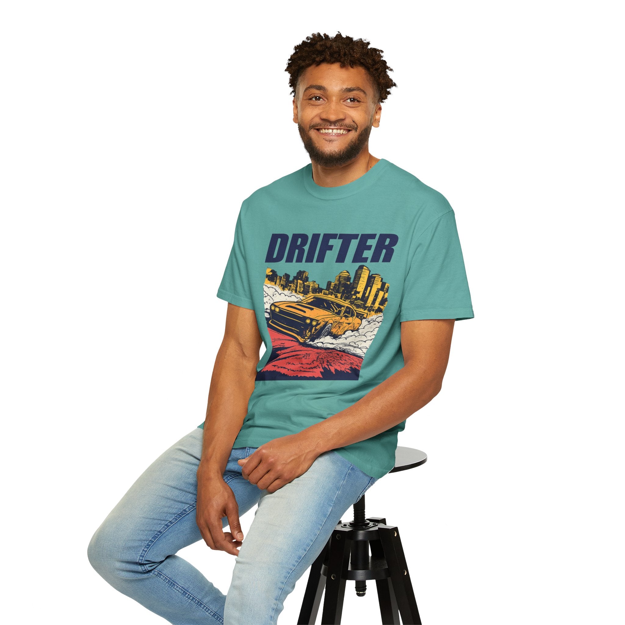 Drifter Street Racing T-Shirt — Retro Drift Car Graphic Tee