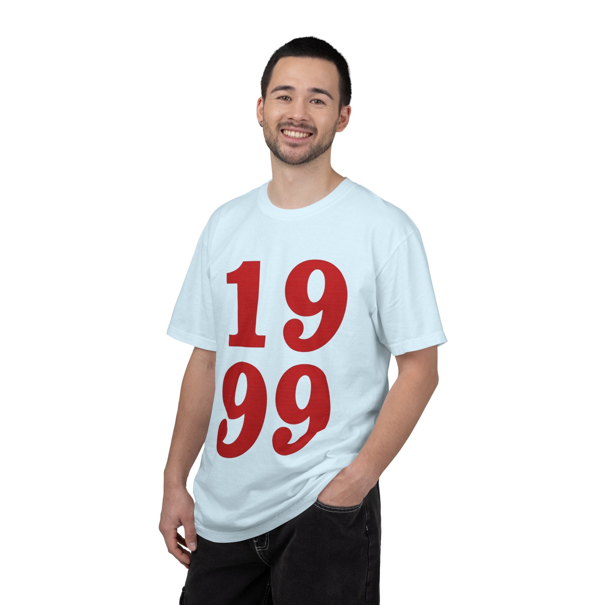 1999 Retro Number T-Shirt — Vintage Birth Year Tee