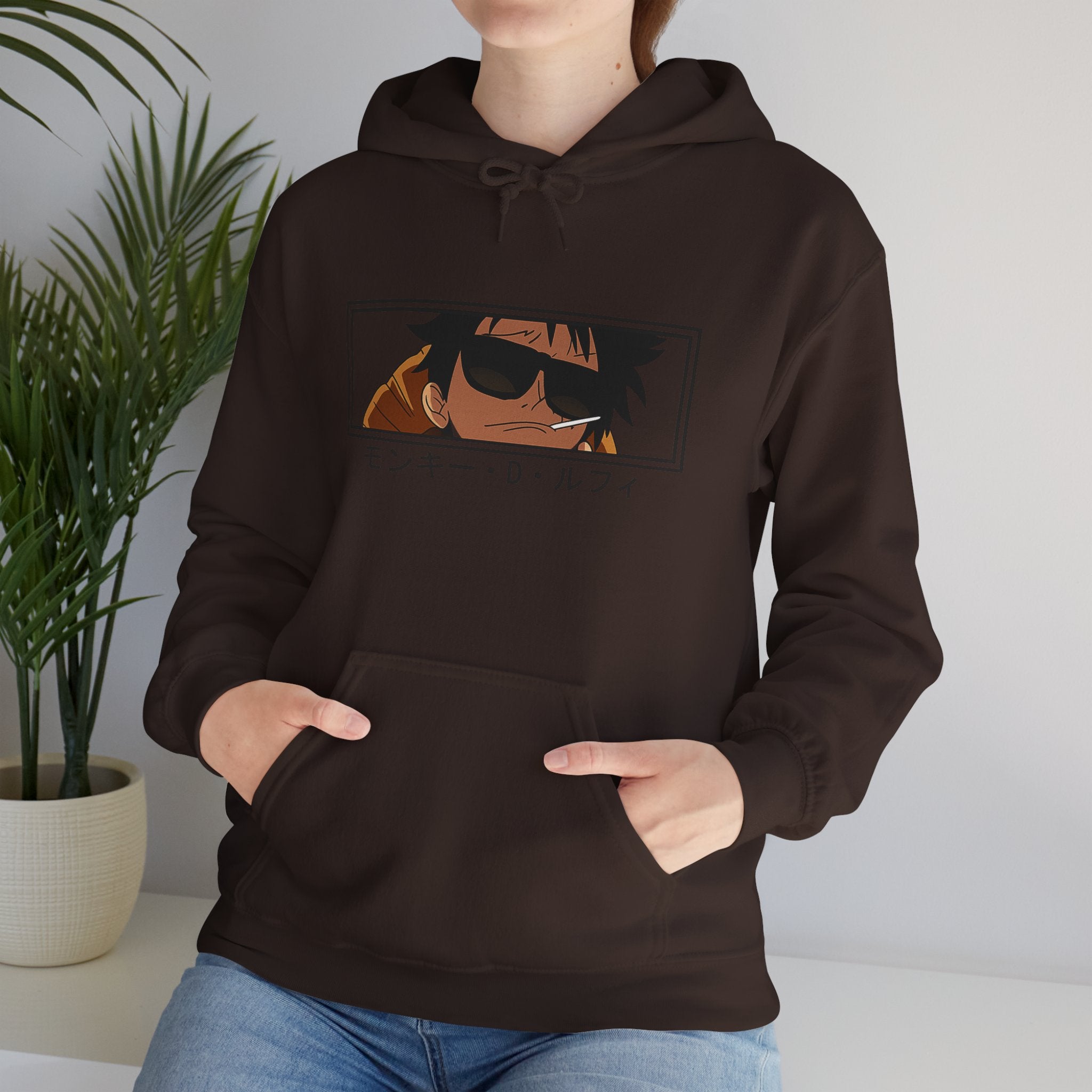 Anime Sunglasses Hoodie — モンキー・D・ルフィ Trackable Goggles Design