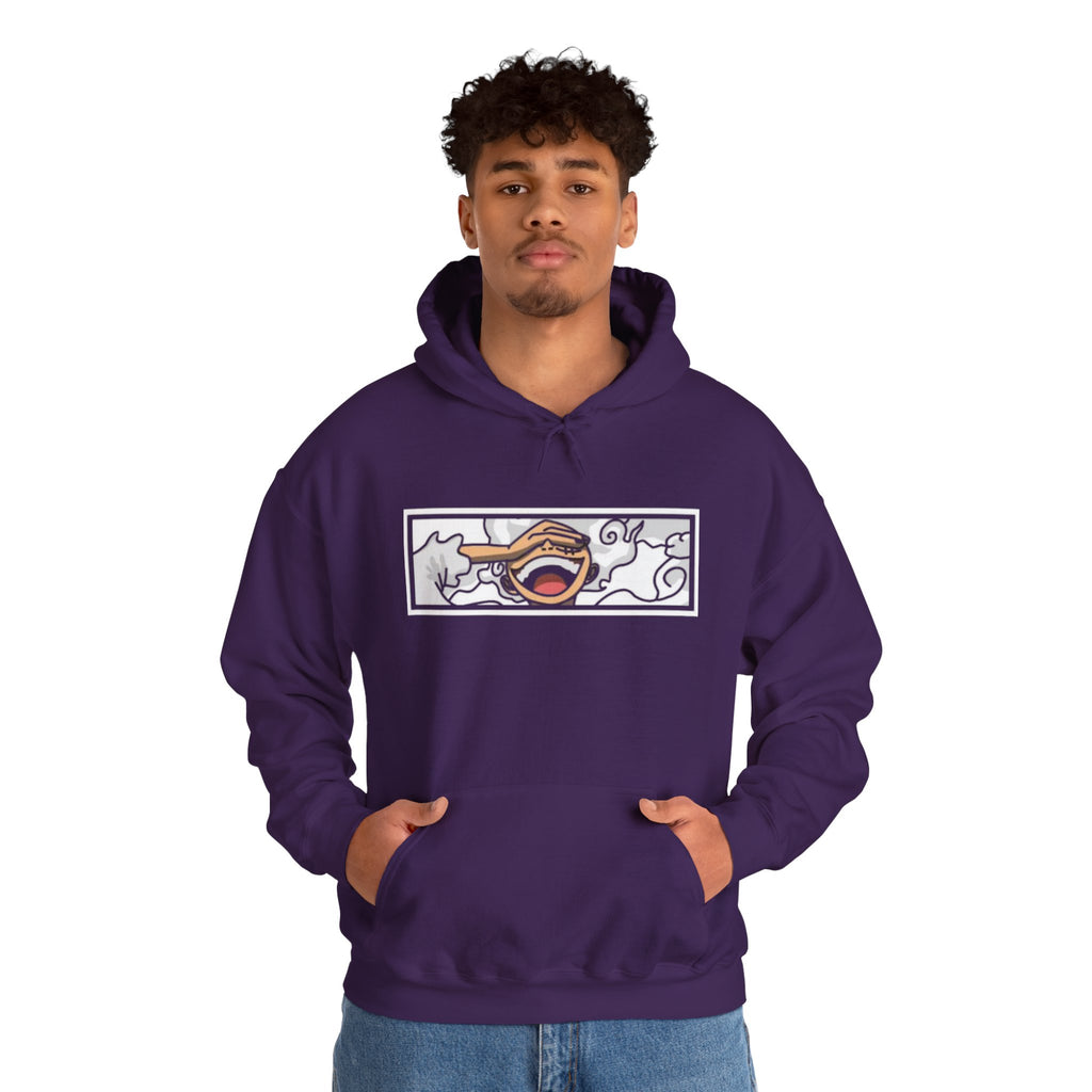Laughing Mouth Graphic Hoodie — Anime Smile Streetwear Hoodie