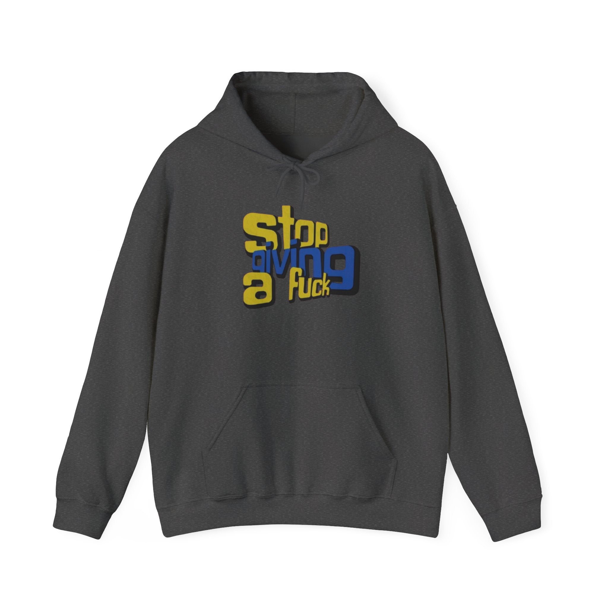 Hoodie — "Stop Giving a F*ck" Bold Retro Graphic Hoodie