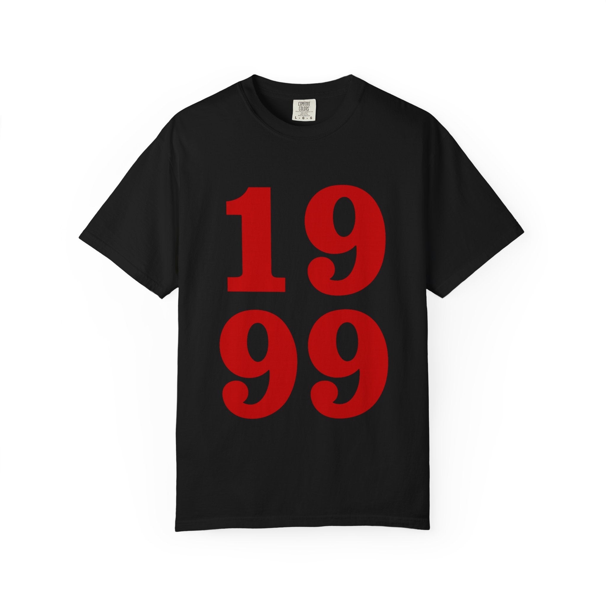 1999 Retro Number T-Shirt — Vintage Birth Year Tee