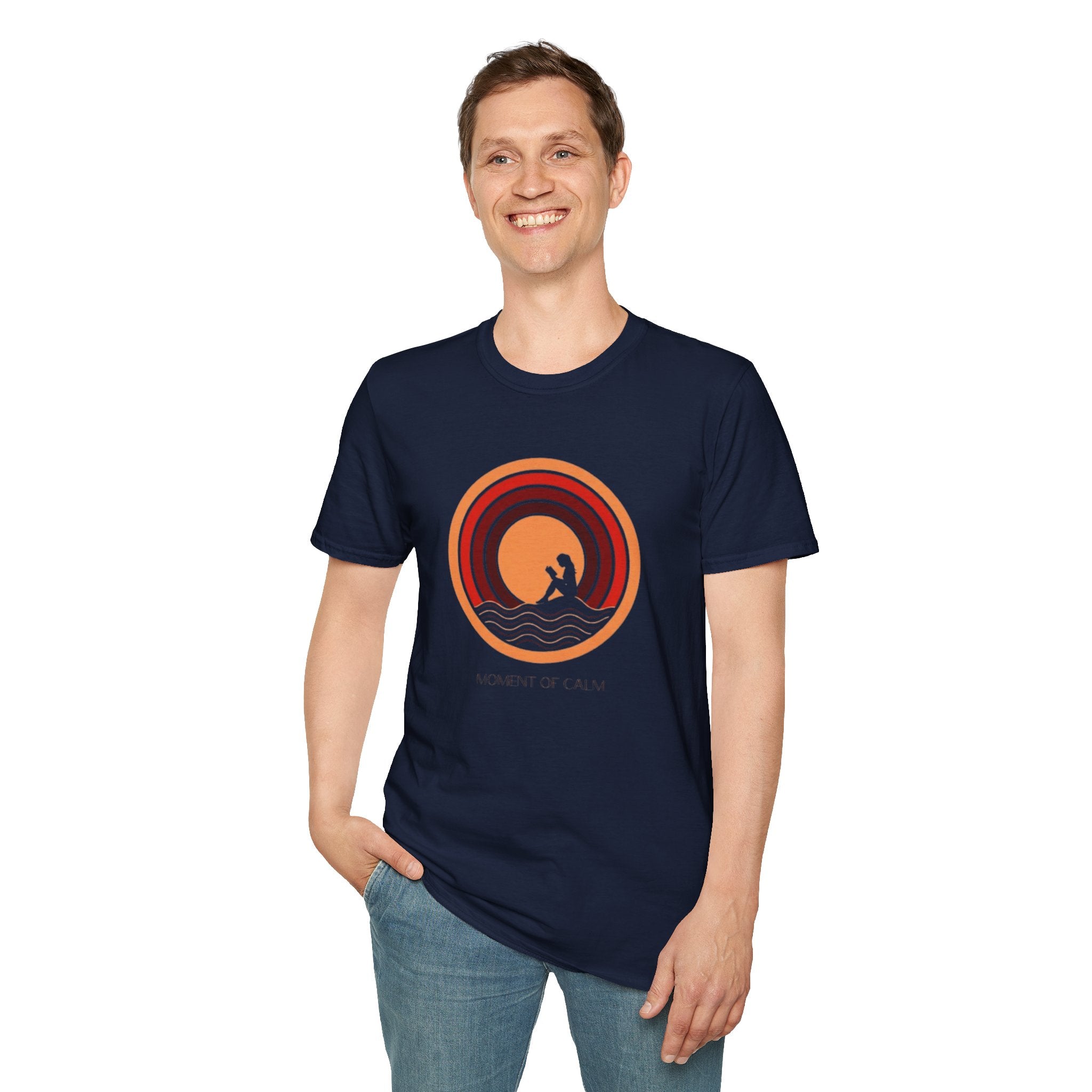 Sunset Surf T-Shirt — Retro Waves "Saltwater & Soul" Graphic Tee