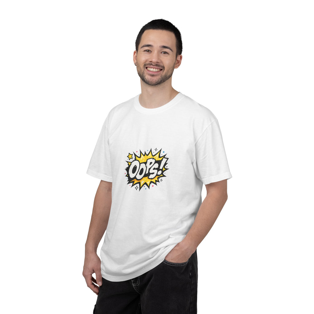 Oops! Comic Graphic T-Shirt — Retro Pop Art Tee