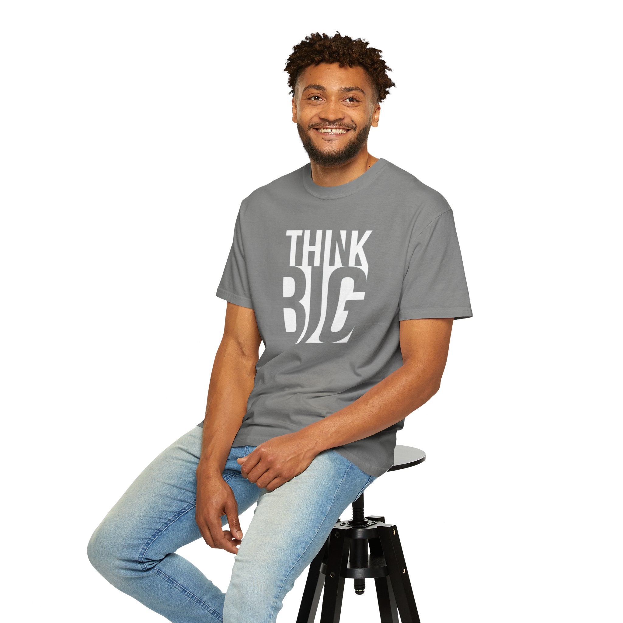 Think Big Graphic T-Shirt — Motivational Typography Tee