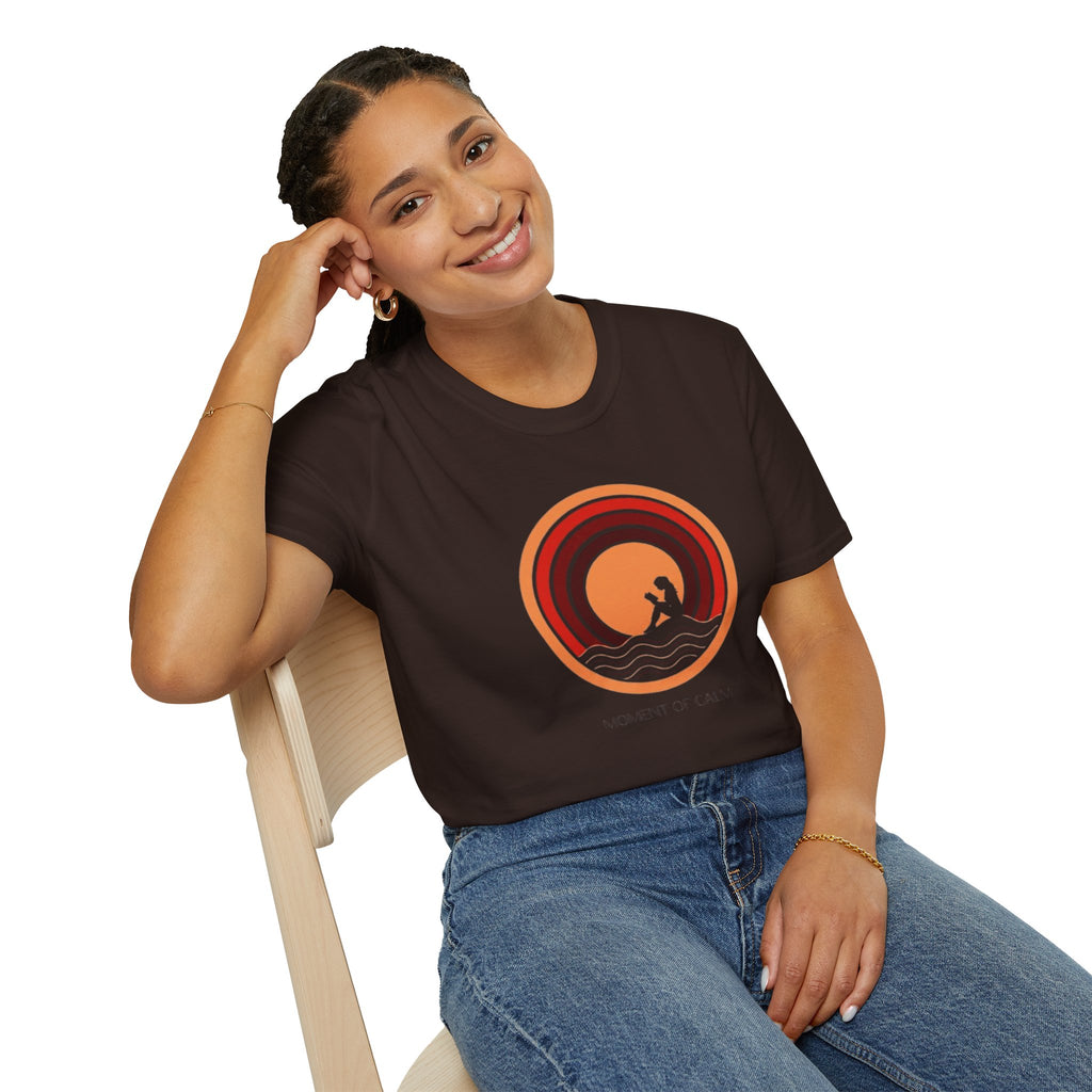Sunset Surf T-Shirt — Retro Waves "Saltwater & Soul" Graphic Tee