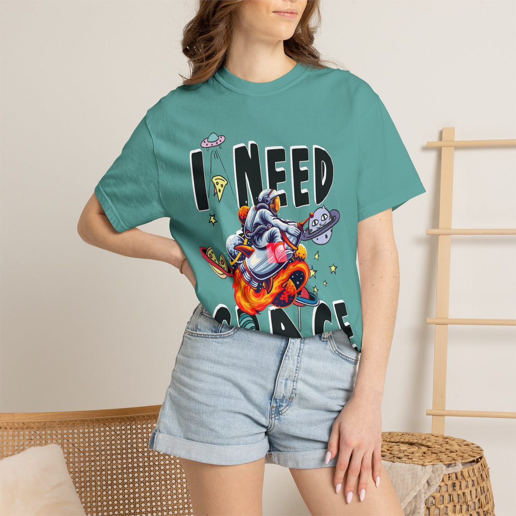 I Need Space T-Shirt — Funny Space Cartoon Astronaut Tee
