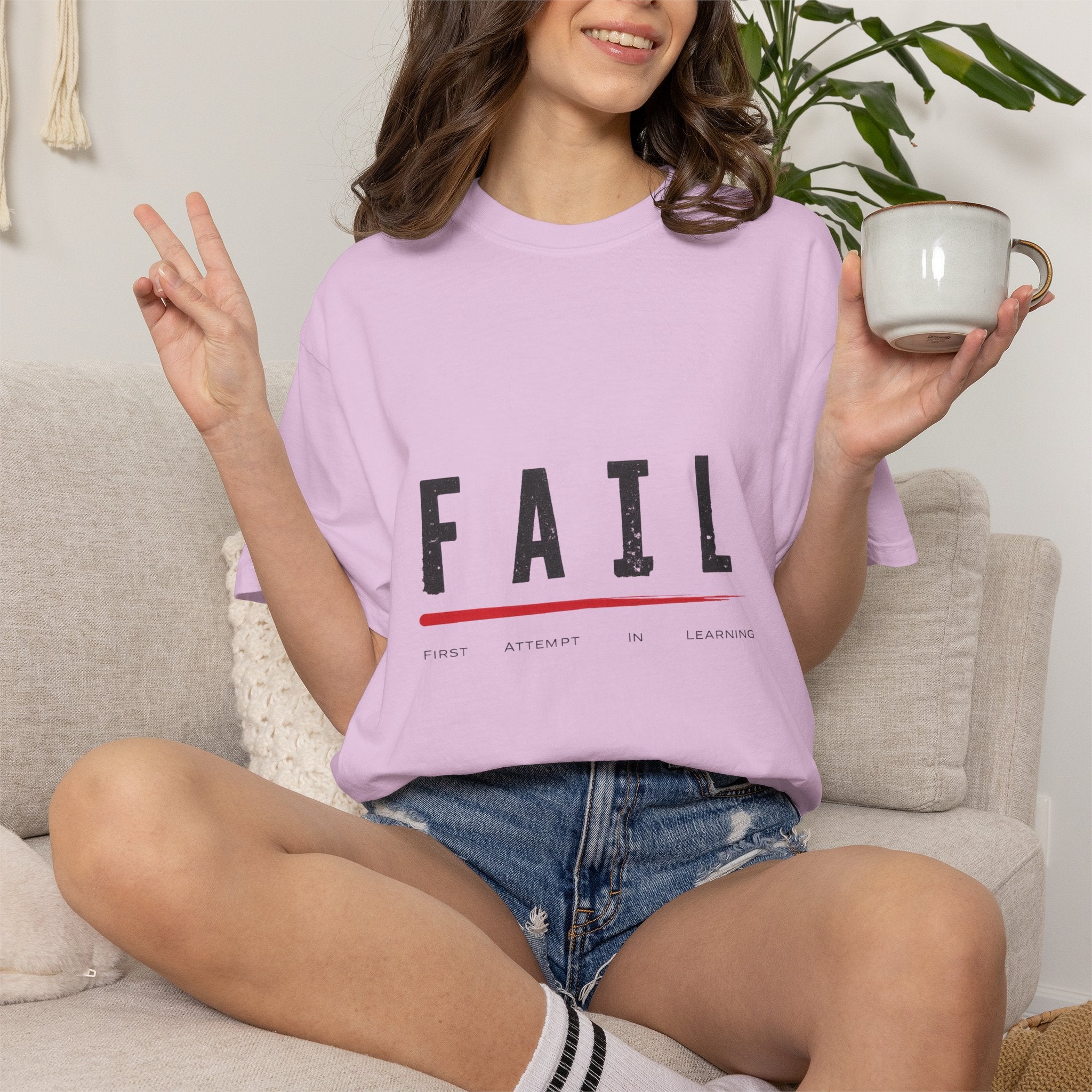 FAIL Graphic T‑Shirt — Minimalist Vintage Inspired Mens Tee