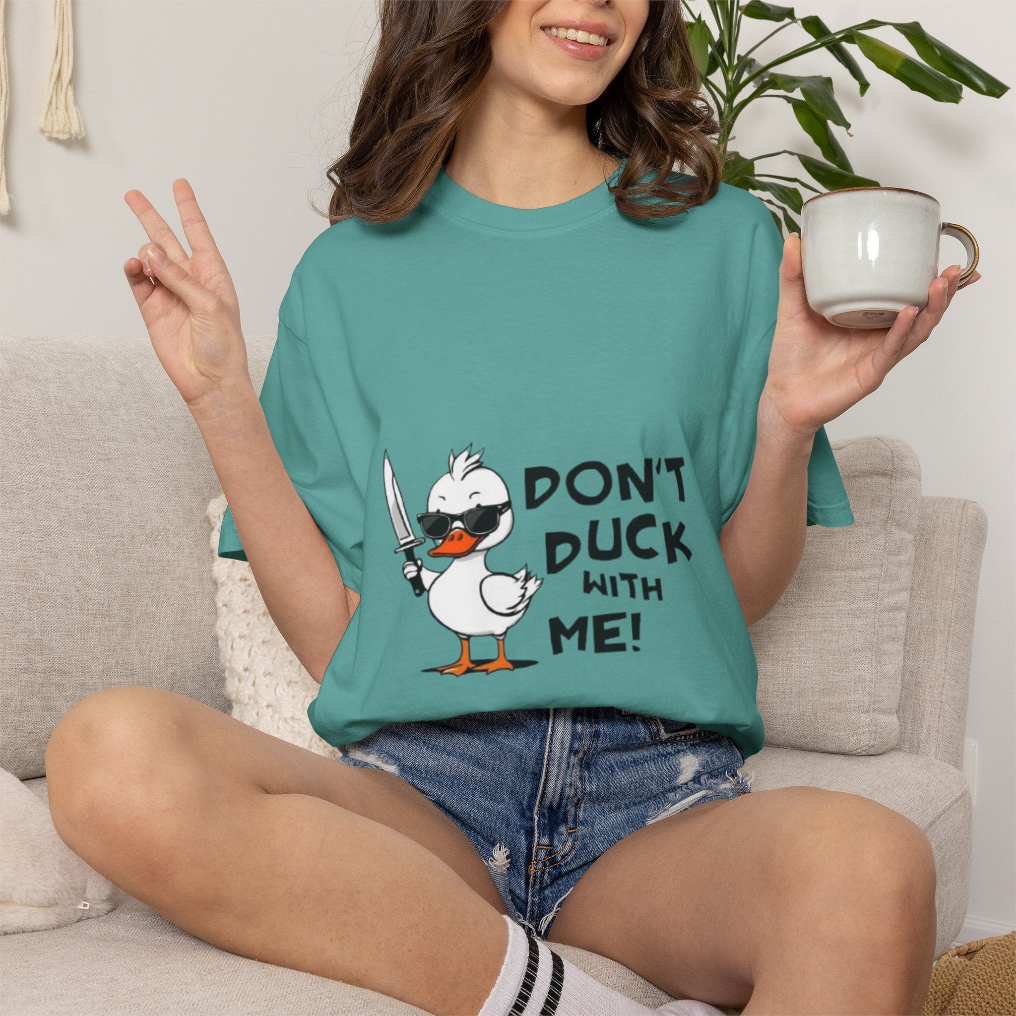 Don't Duck With Me T-Shirt — Funny Angry Duck Graphic Tee