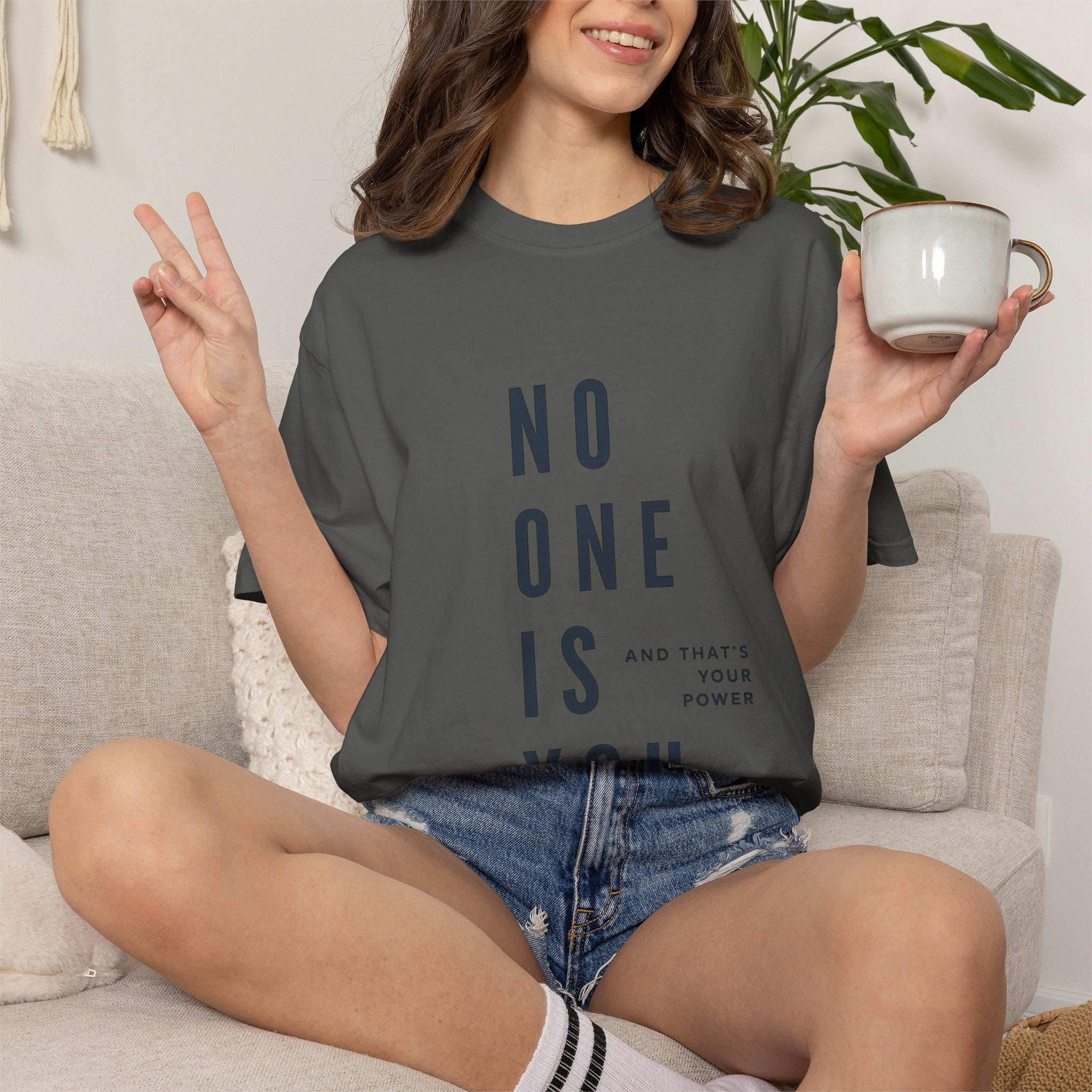 No One Is You Tee — Inspirational Minimalist Graphic T-Shirt
