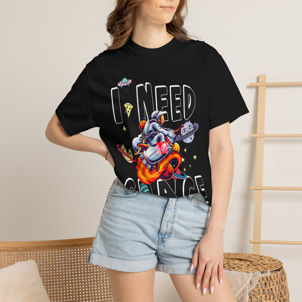 I Need Space T-Shirt — Funny Space Cartoon Astronaut Tee