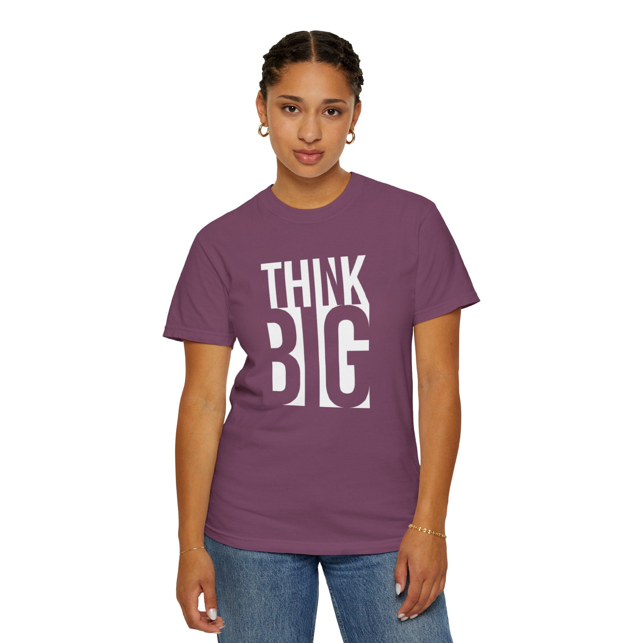 Think Big Graphic T-Shirt — Motivational Typography Tee