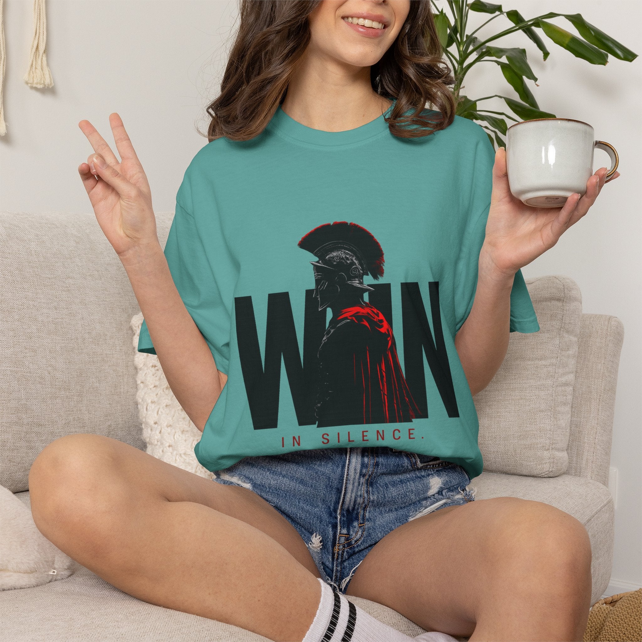 Spartan 'Win in Silence' Graphic T-Shirt