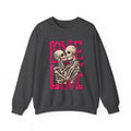 Skeleton Couple 'Love Is Love' Crewneck Sweatshirt