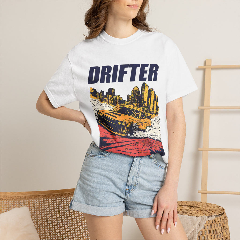 Drifter Street Racing T-Shirt — Retro Drift Car Graphic Tee