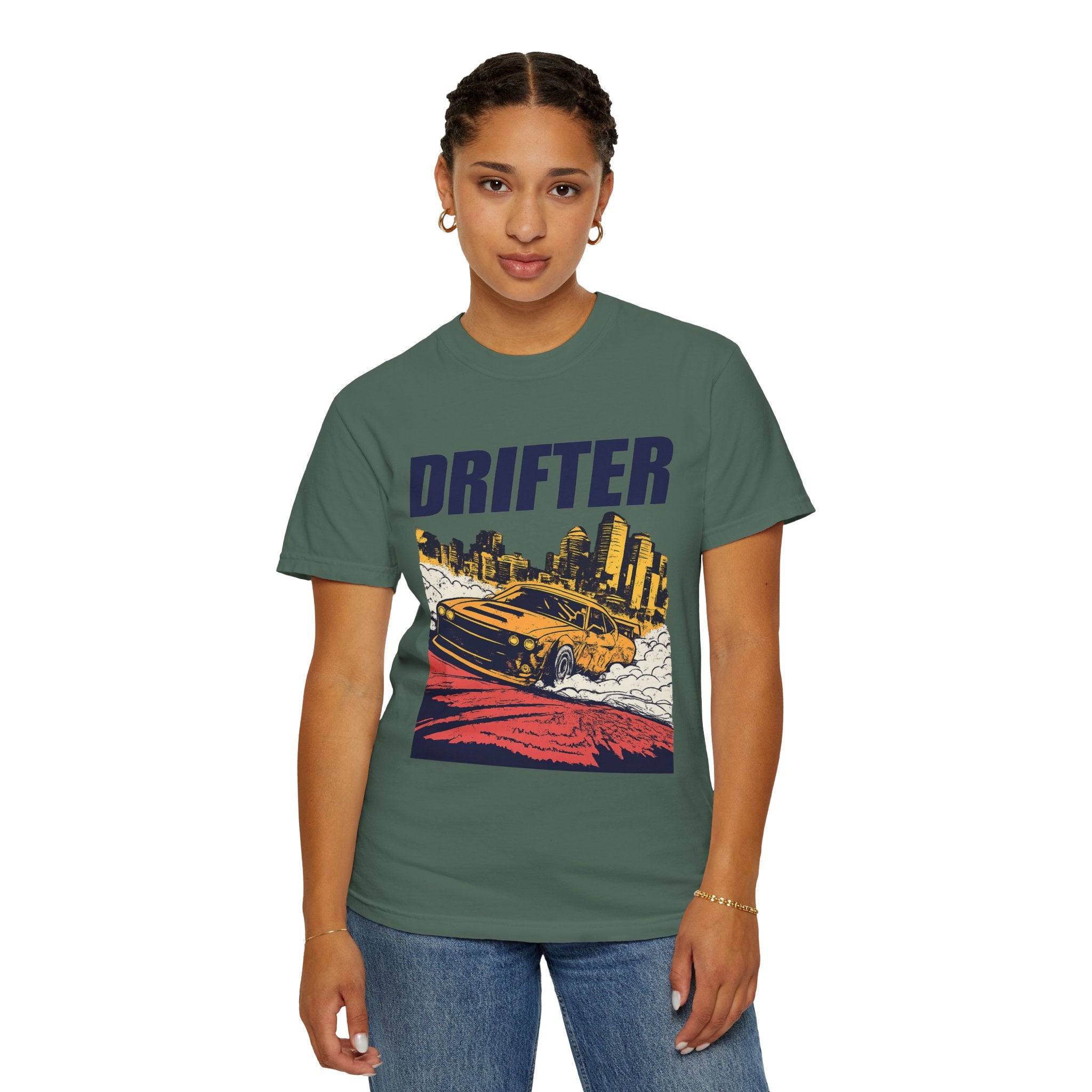 Drifter Street Racing T-Shirt — Retro Drift Car Graphic Tee