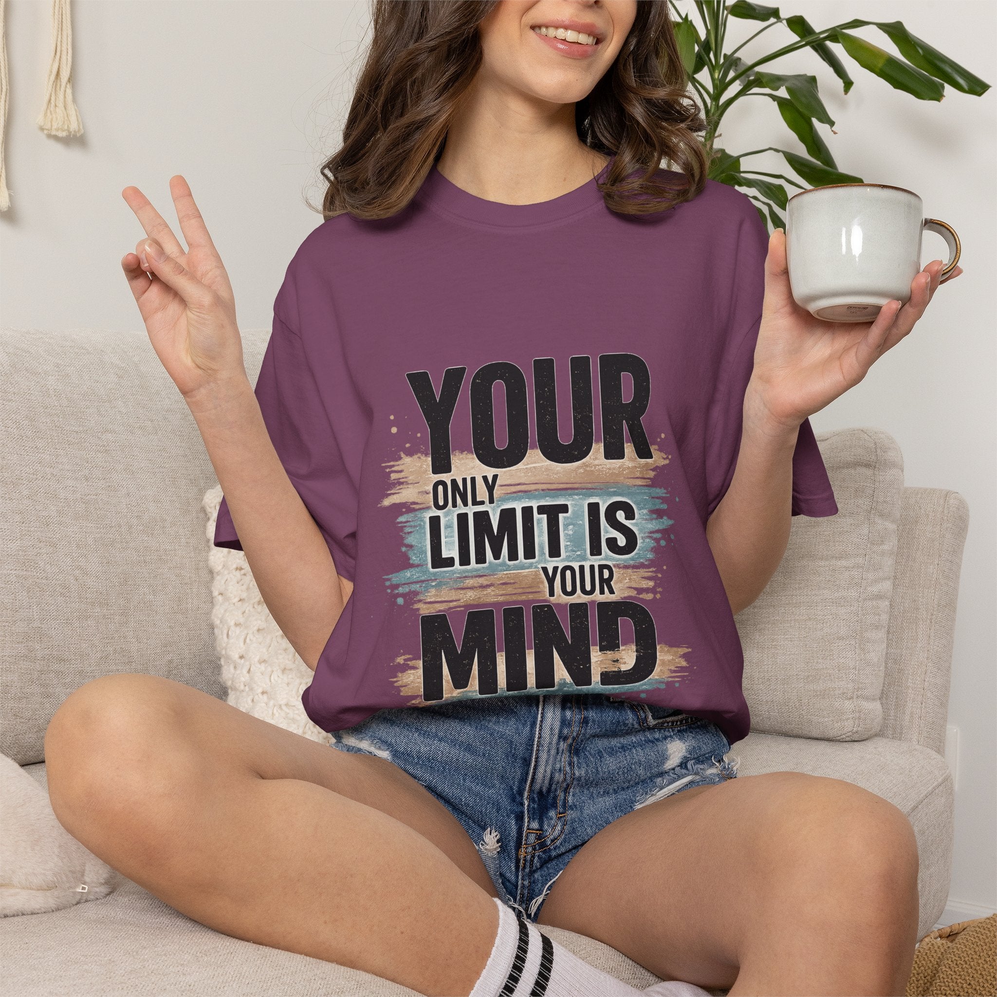Inspirational Graphic T-Shirt — "Your Only Limit Is Your Mind" Motivational Tee
