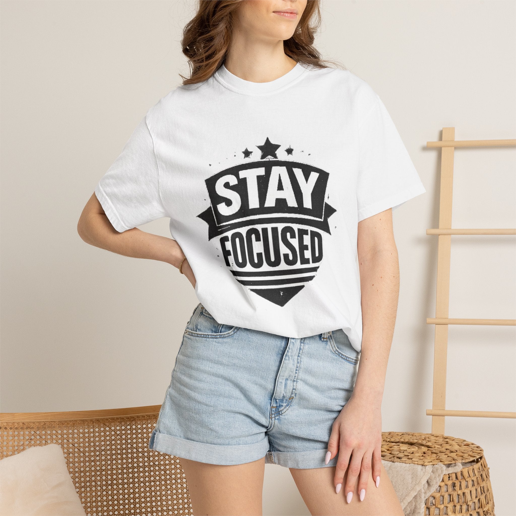 Stay Focused T-Shirt — Motivational Graphic Tee