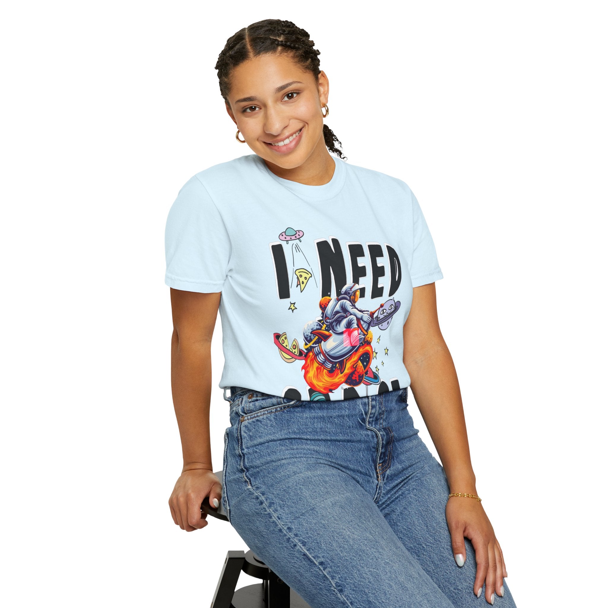 I Need Space T-Shirt — Funny Space Cartoon Astronaut Tee