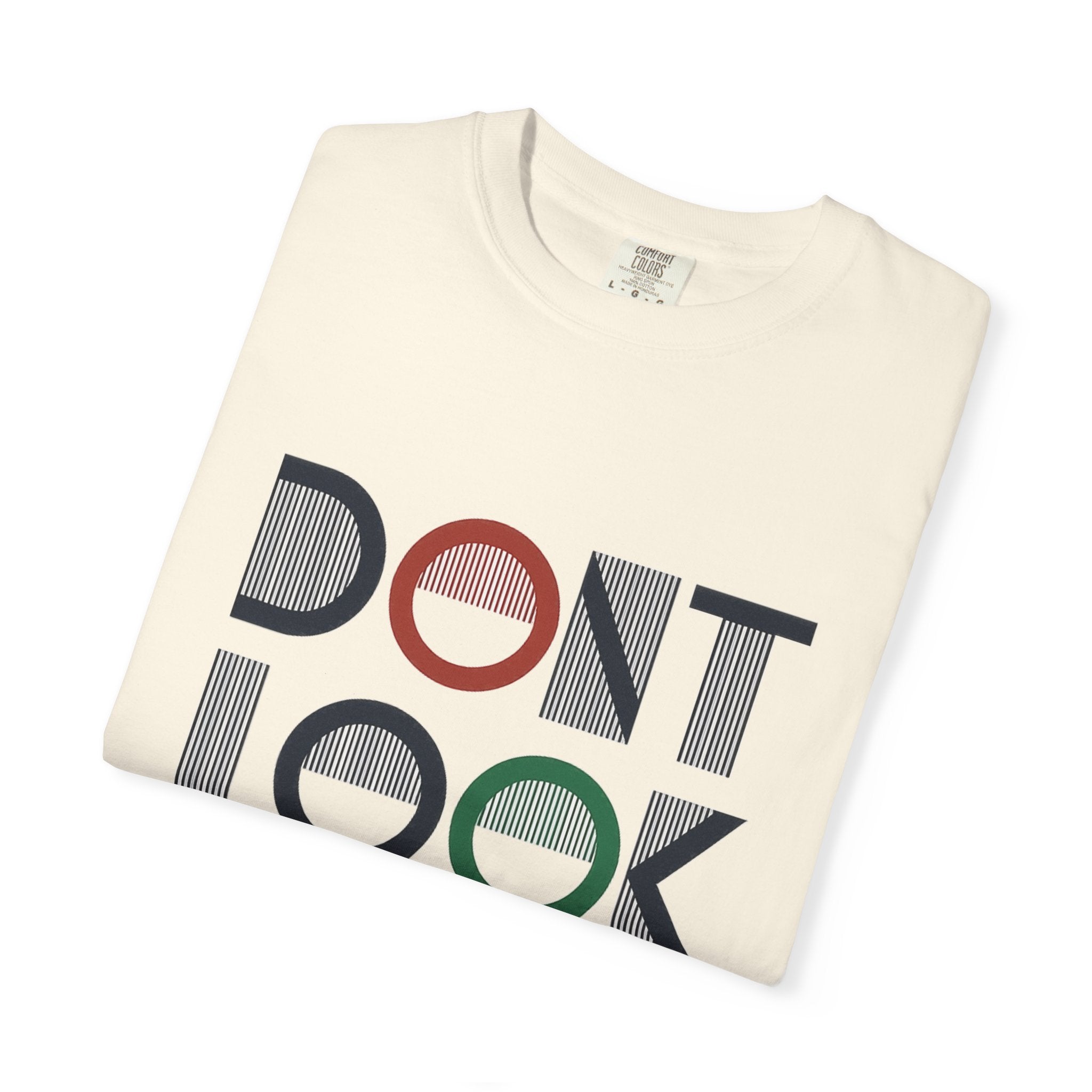 Don't Look Back T-Shirt — Retro Motivational Graphic Tee