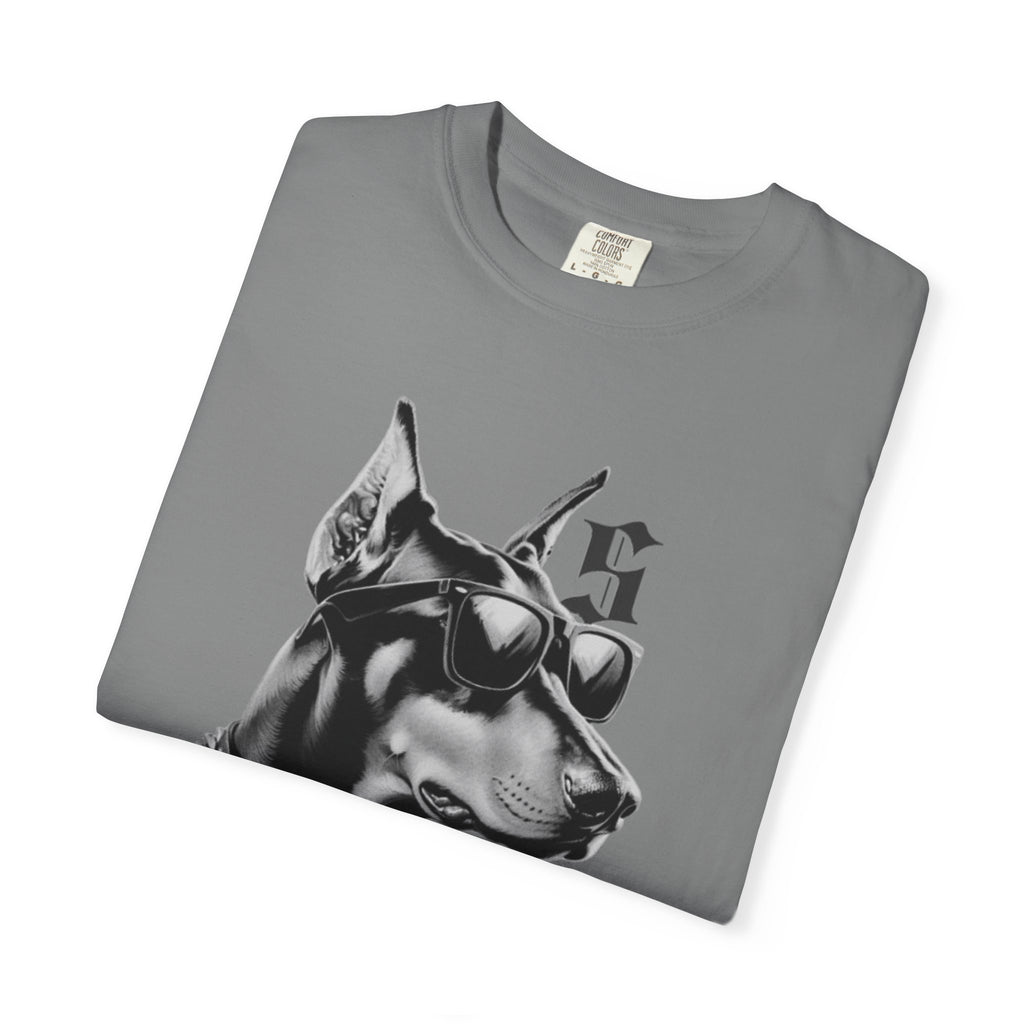 Doberman Sunglasses Graphic T-Shirt — "Snooper" Streetwear Tee