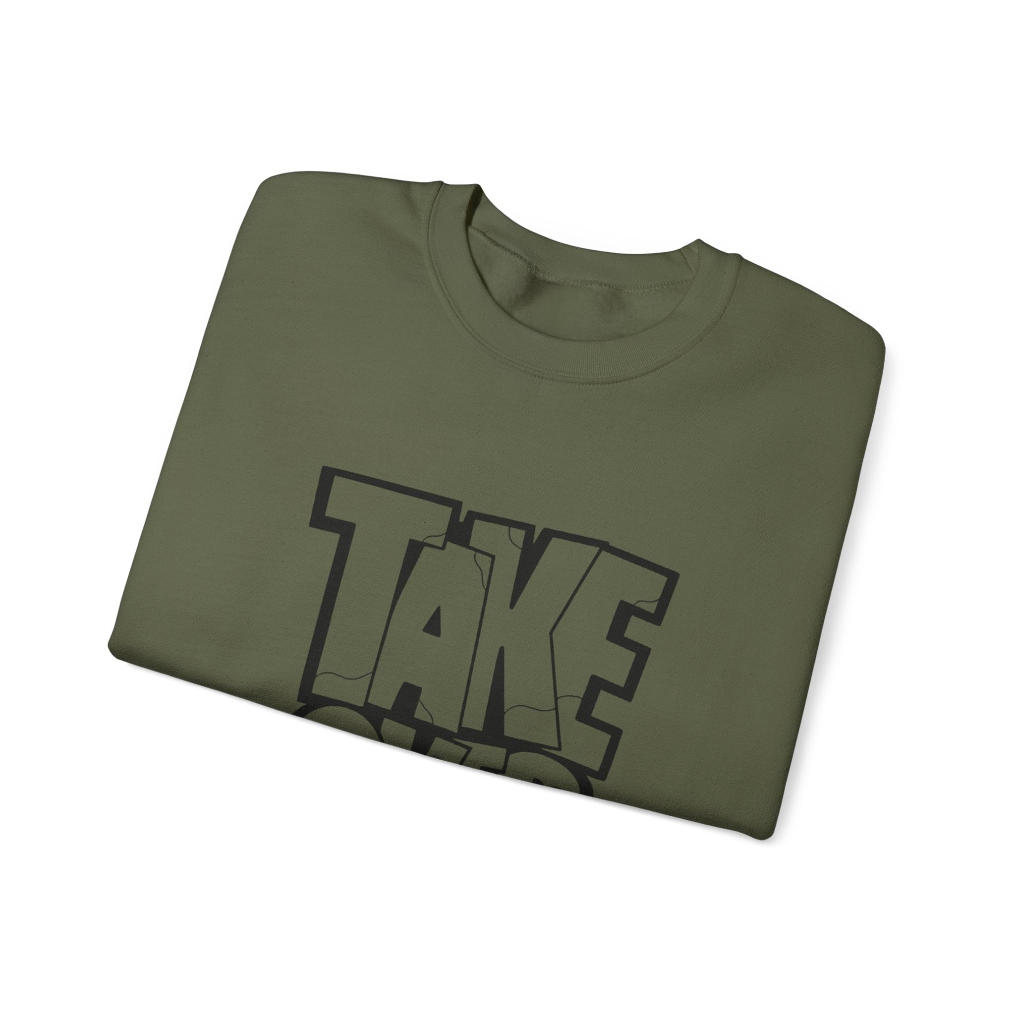 Take Over Crewneck Sweatshirt — Bold Streetwear Graphic Pullover