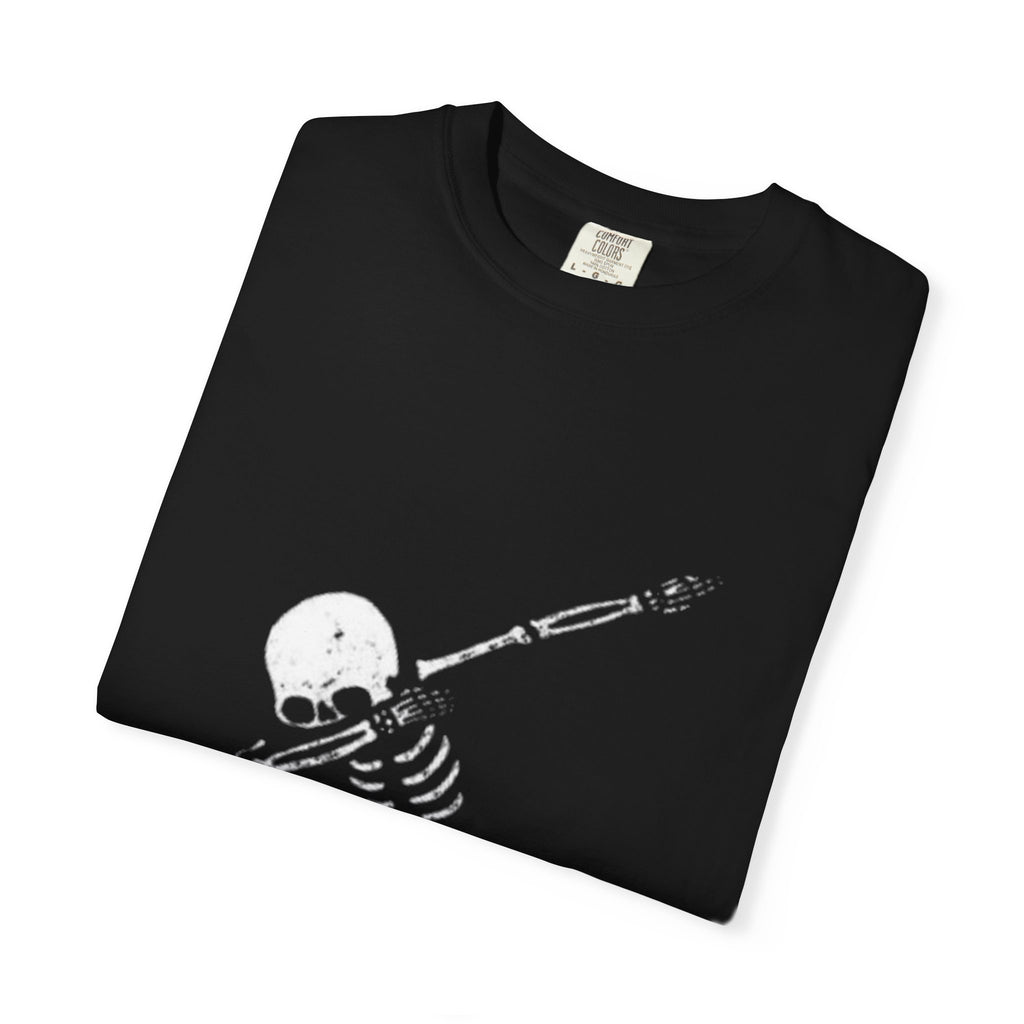 Dabbing Skeleton T‑Shirt — Funny Halloween Graphic Tee
